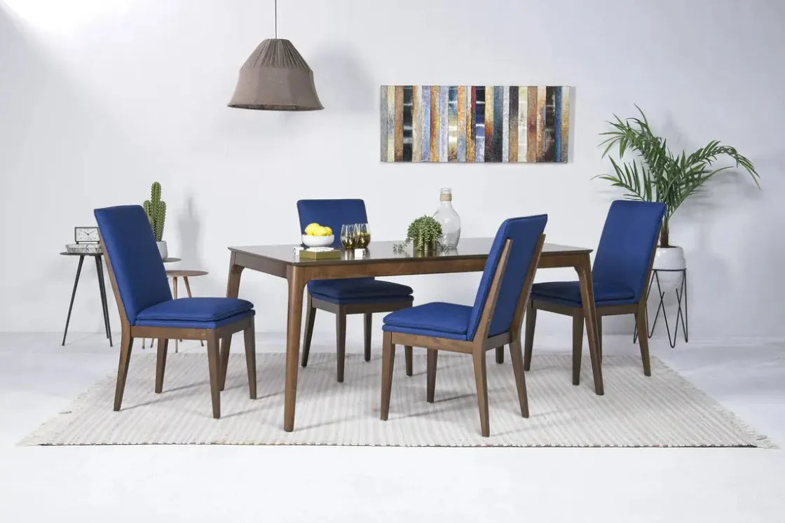 Mor Furniture Maggie Side Chair In Walnut, Set Of 2