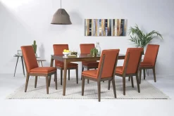 Mor Furniture Maggie Side Chair In Walnut, Set Of 2