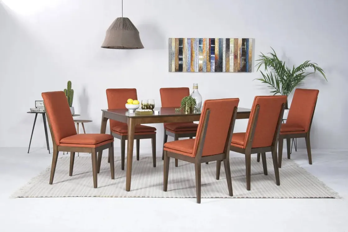 Mor Furniture Maggie Side Chair In Walnut, Set Of 2
