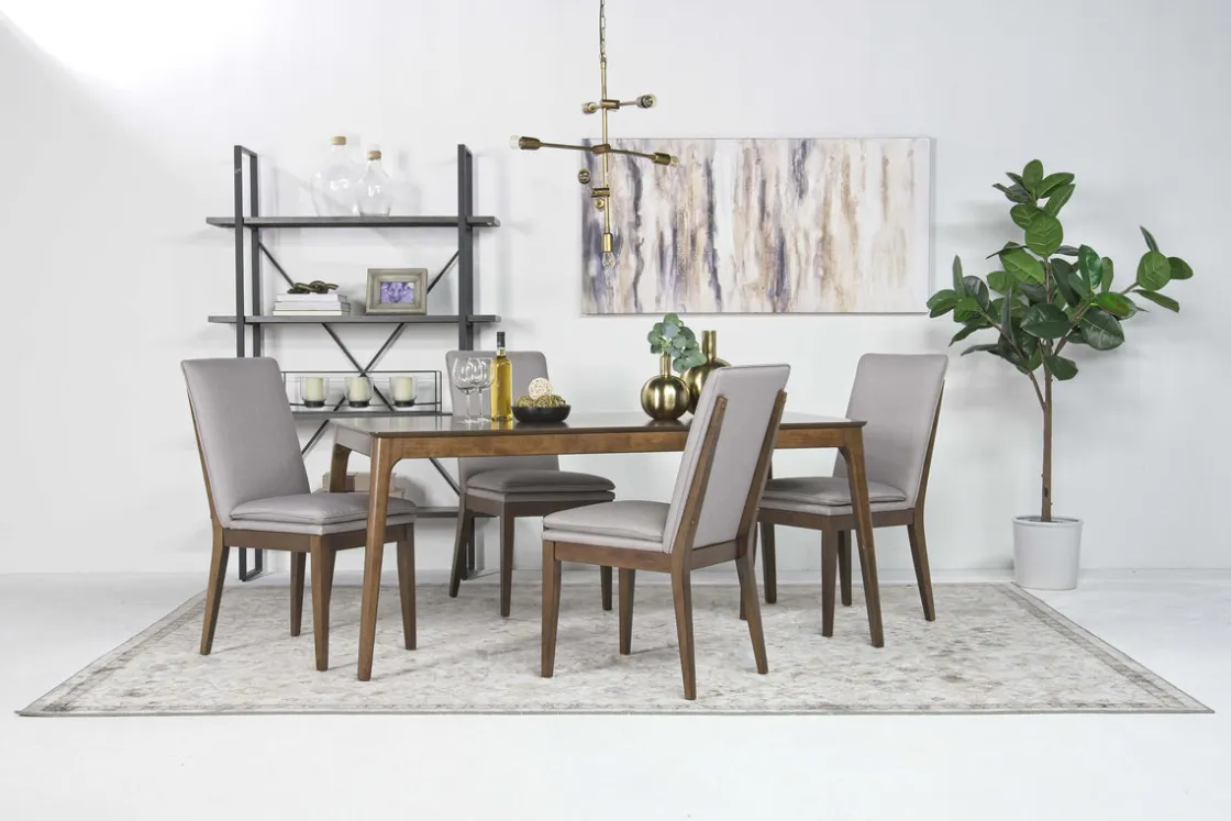 Mor Furniture Maggie Side Chair In Walnut, Set Of 2