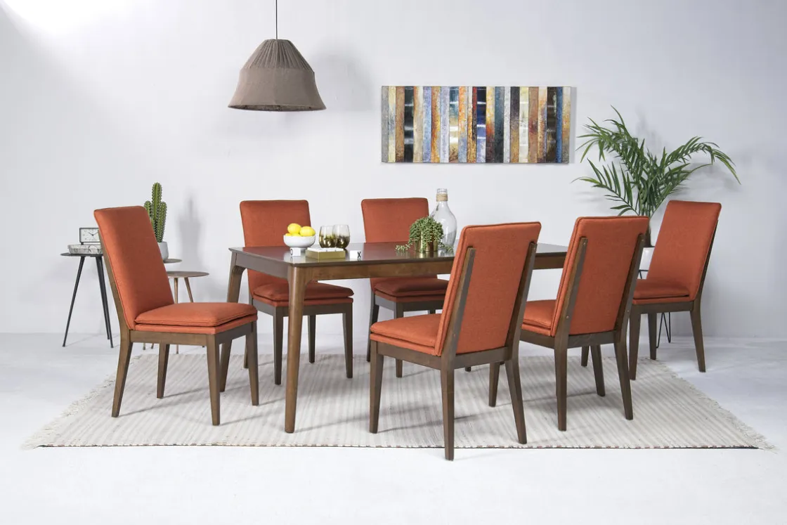 Mor Furniture Maggie Side Chair In Walnut, Set Of 2