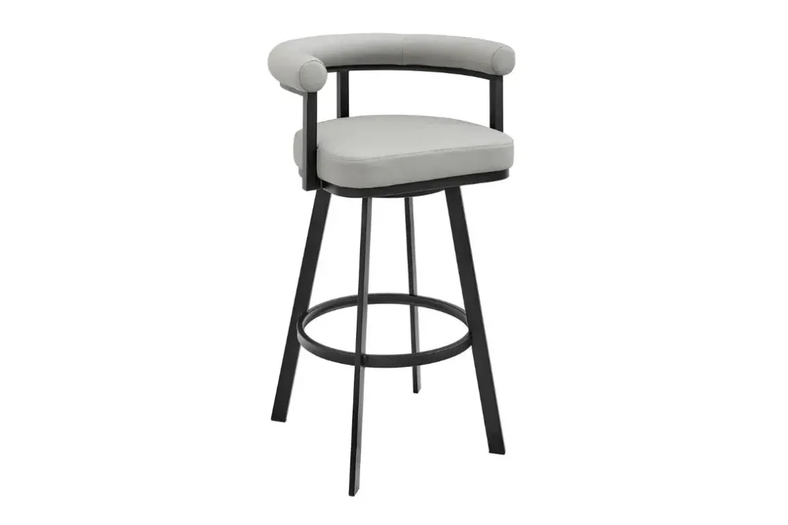 Mor Furniture Magnolia Barstool In Light Gray