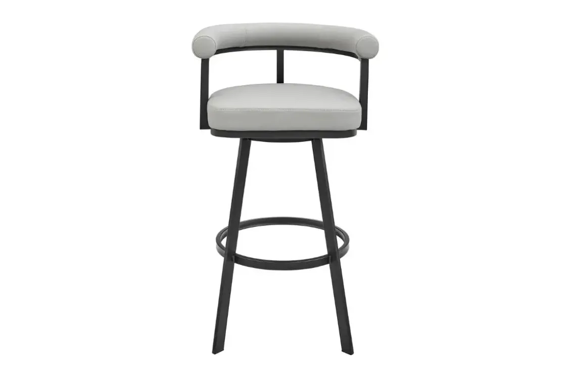 Mor Furniture Magnolia Barstool In Light Gray