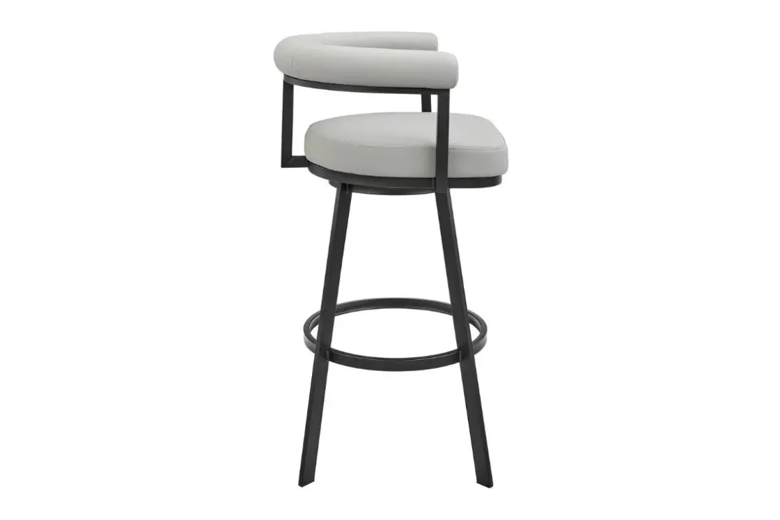 Mor Furniture Magnolia Barstool In Light Gray