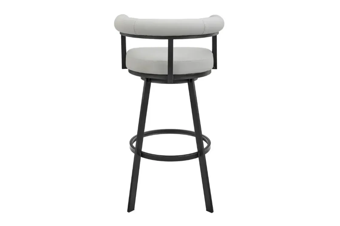 Mor Furniture Magnolia Barstool In Light Gray