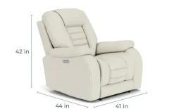 Mor Furniture Malibu 3 Power Recliner In Leather