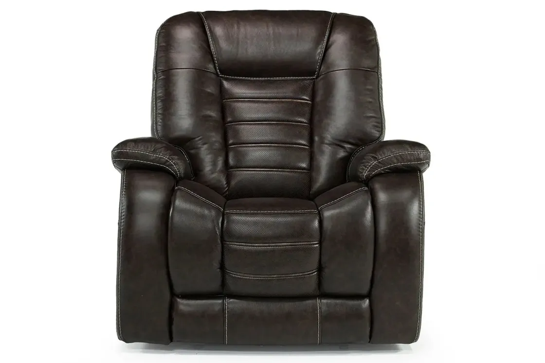 Mor Furniture Malibu 3 Power Recliner In Leather