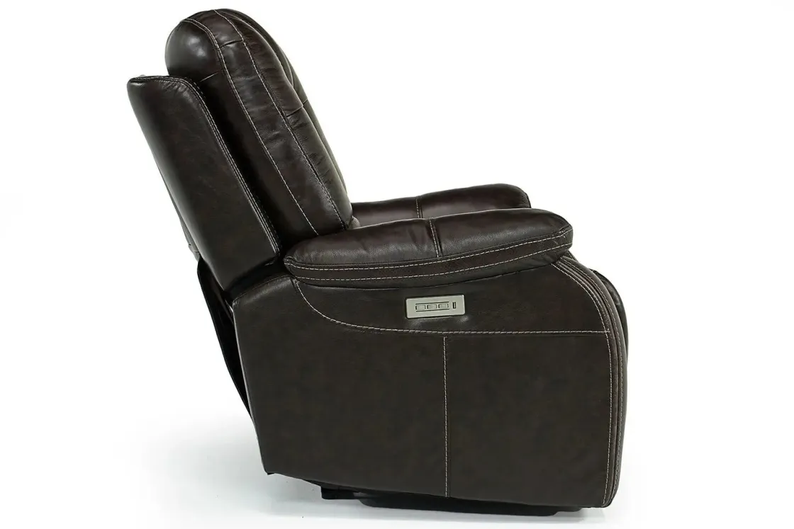 Mor Furniture Malibu 3 Power Recliner In Leather