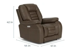 Mor Furniture Malibu 3 Power Recliner In Leather