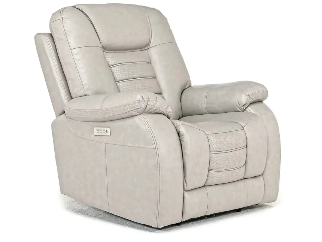 Mor Furniture Malibu 3 Power Recliner In Leather