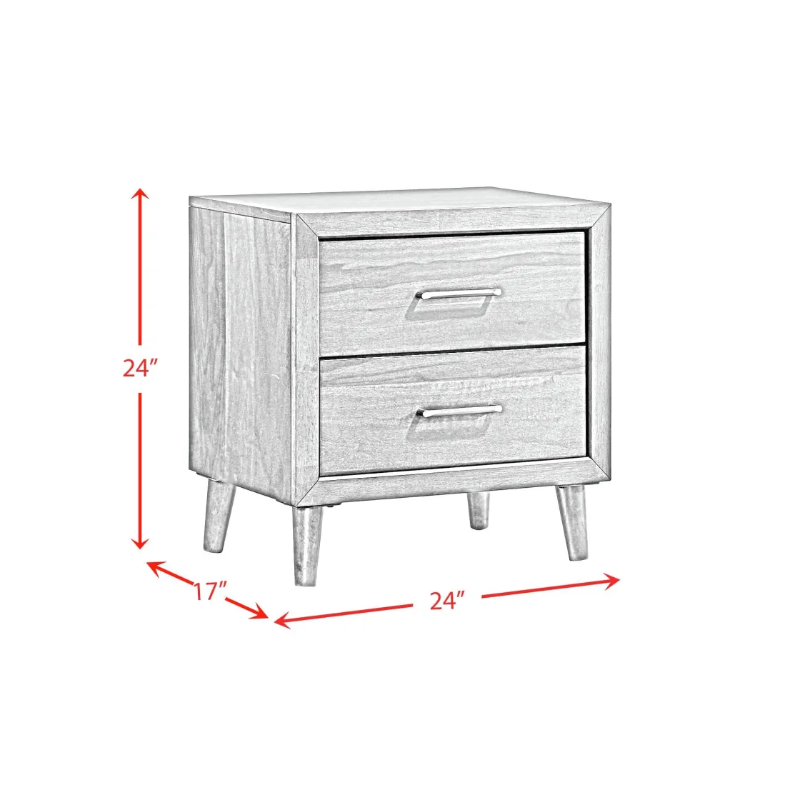 Mor Furniture Malibu Nightstand In Walnut