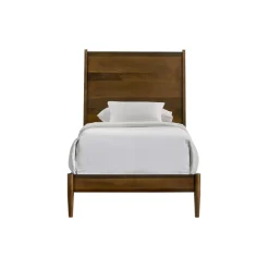 Mor Furniture Malibu Panel Bed In Walnut, Twin