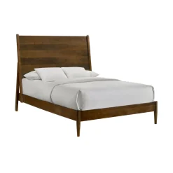 Mor Furniture Malibu Panel Bed In Walnut, Twin