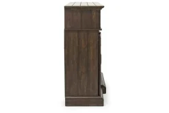 Mor Furniture Manning Bluetooth Console W/ Fireplace Insert In White, 68 Inch