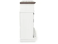 Mor Furniture Manning Bluetooth Console In Brown, 68 Inch
