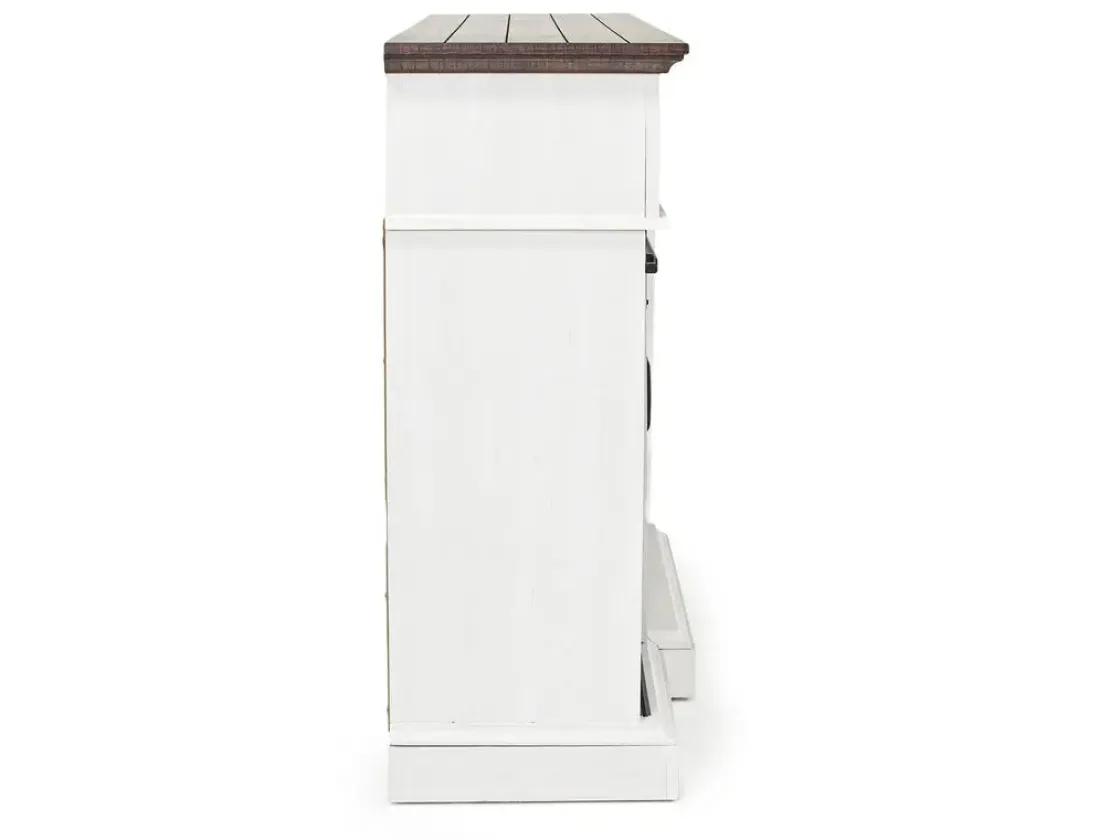 Mor Furniture Manning Bluetooth Console In Brown, 68 Inch