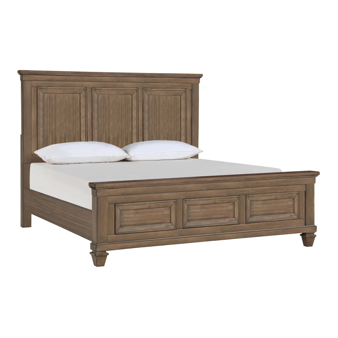 Mor Furniture Mariana Bed, Dresser, Mirror & Nightstand In Vintage Creme, Queen