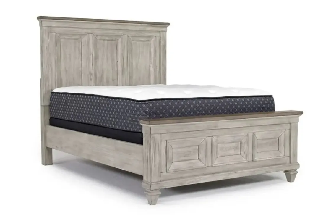 Mor Furniture Mariana Bed, Dresser, Mirror & Nightstand In Vintage Creme, Queen