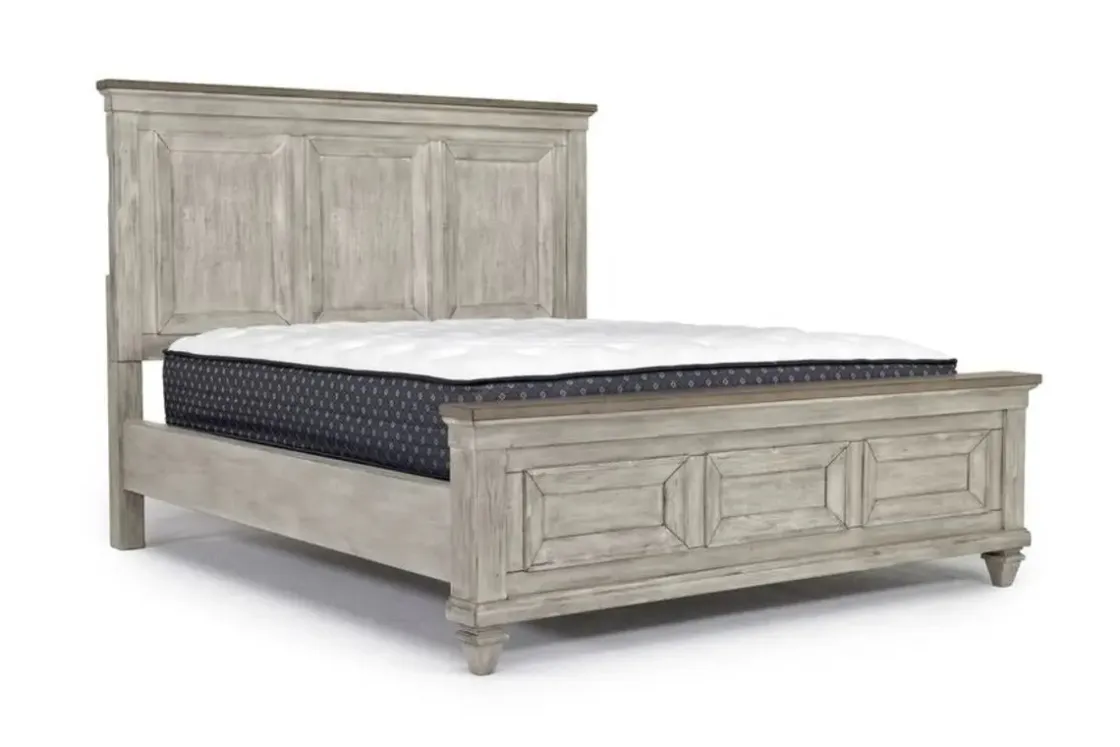 Mor Furniture Mariana Bed, Dresser, Mirror & Nightstand In Vintage Creme, Queen