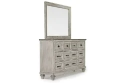 Mor Furniture Mariana Bed, Dresser, Mirror & Nightstand In Vintage Creme, Queen