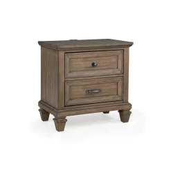 Mor Furniture Mariana Bed, Dresser, Mirror & Nightstand In Vintage Creme, Queen