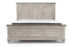 Mor Furniture Mariana Bed, Dresser, Mirror & Nightstand In Vintage Creme, Queen