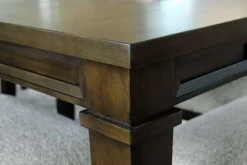 Mor Furniture Mariana Dining Table & 6 Chairs In Vintage Mocha