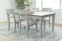 Mor Furniture Mariana Dining Table & 4 Chairs In Vintage Mocha