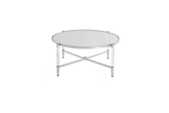 Mor Furniture Marilyn Coffee Table In Glass/Acrylic/Polished Stainless Steel