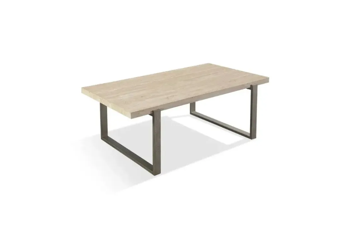 Mor Furniture Mario Coffee Table In Travertine