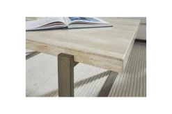 Mor Furniture Mario Coffee Table In Travertine