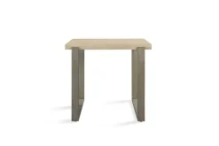 Mor Furniture Mario End Table In Travertine