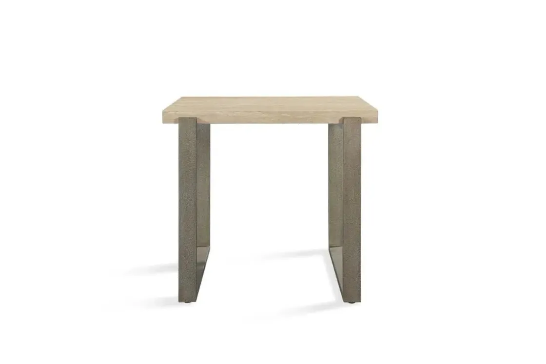 Mor Furniture Mario End Table In Travertine