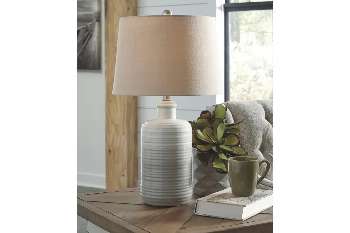 Mor Furniture Marnina Table Lamp In Taupe