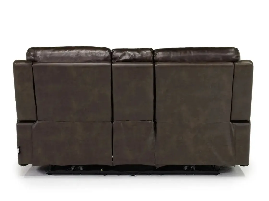 Mor Furniture Martina 2 Power Loveseat In Dark Brown