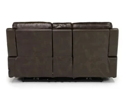 Mor Furniture Martina 2 Power Sofa & Loveseat In Dark Brown