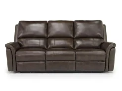 Mor Furniture Martina 2 Power Sofa & Loveseat In Dark Brown