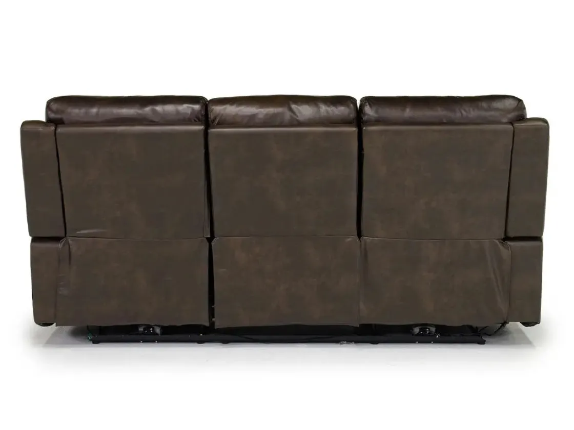 Mor Furniture Martina 2 Power Sofa & Loveseat In Dark Brown