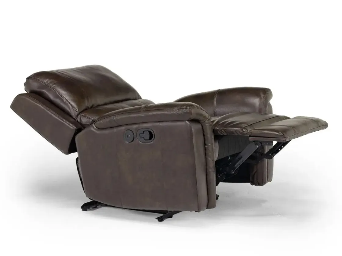 Mor Furniture Martina Recliner In Dark Brown