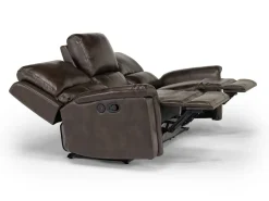 Mor Furniture Martina Reclining Sofa & Loveseat In Dark Brown