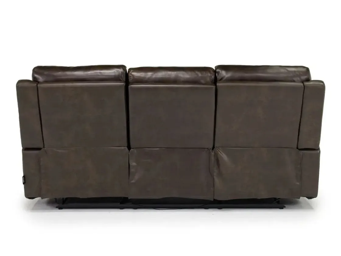 Mor Furniture Martina Reclining Sofa & Loveseat In Dark Brown