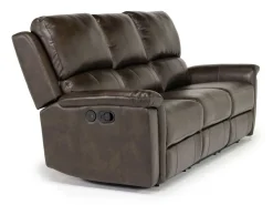 Mor Furniture Martina Reclining Sofa In Dark Brown