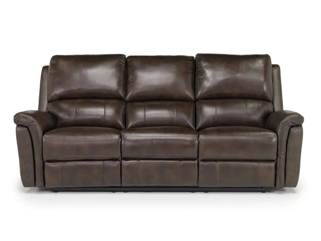 Mor Furniture Martina Reclining Sofa In Dark Brown