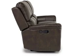 Mor Furniture Martina Reclining Sofa In Dark Brown