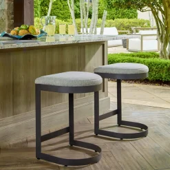 Mor Furniture Maude Outdoor Counter Height Stool In Black