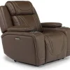 Mor Furniture Max Power Recliner In Aline Butternut Leather