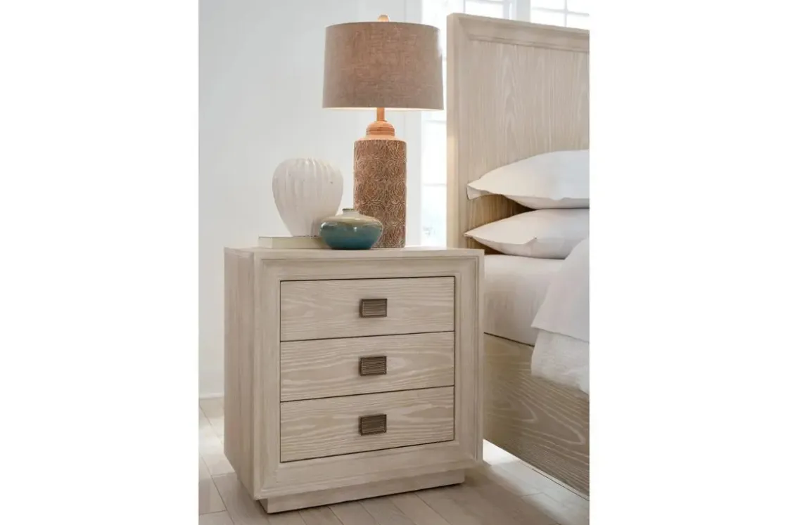 Mor Furniture Maxime 2 Drawer Nightstand W/ Usb In Sugar