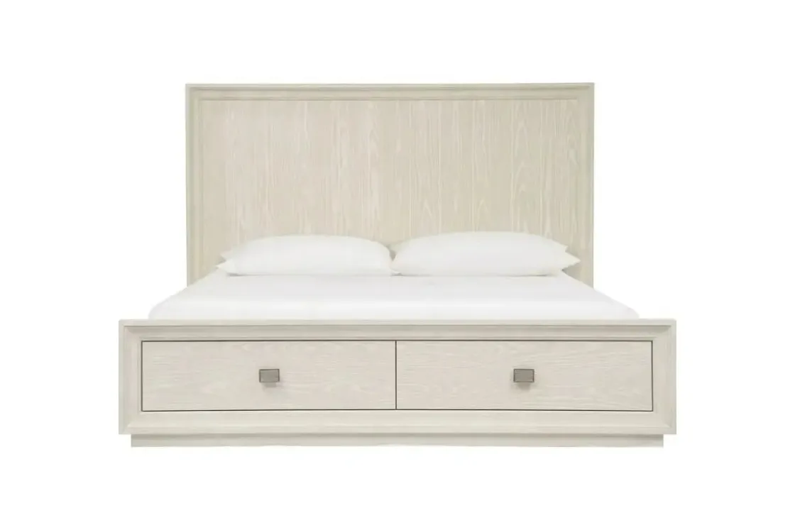 Mor Furniture Maxime Storage Bed, Dresser, Mirror & Nightstand In Sugar, Full