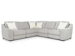 Mor Furniture Mayflower 5 Piece 2 Power Sectional In