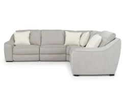 Mor Furniture Mayflower 5 Piece 2 Power Sectional In